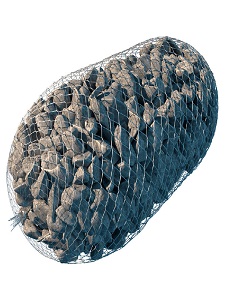 Цилиндрический габион 2×0,65×0,66 с размером ячейки 80х100 мм.